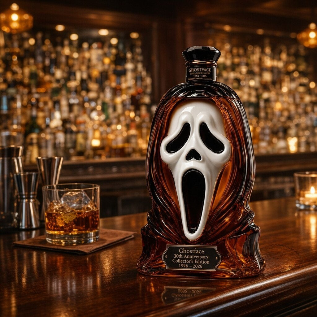 Ghostface 30th Anniversary 1996 – 2026 Whiskey Bottle👻