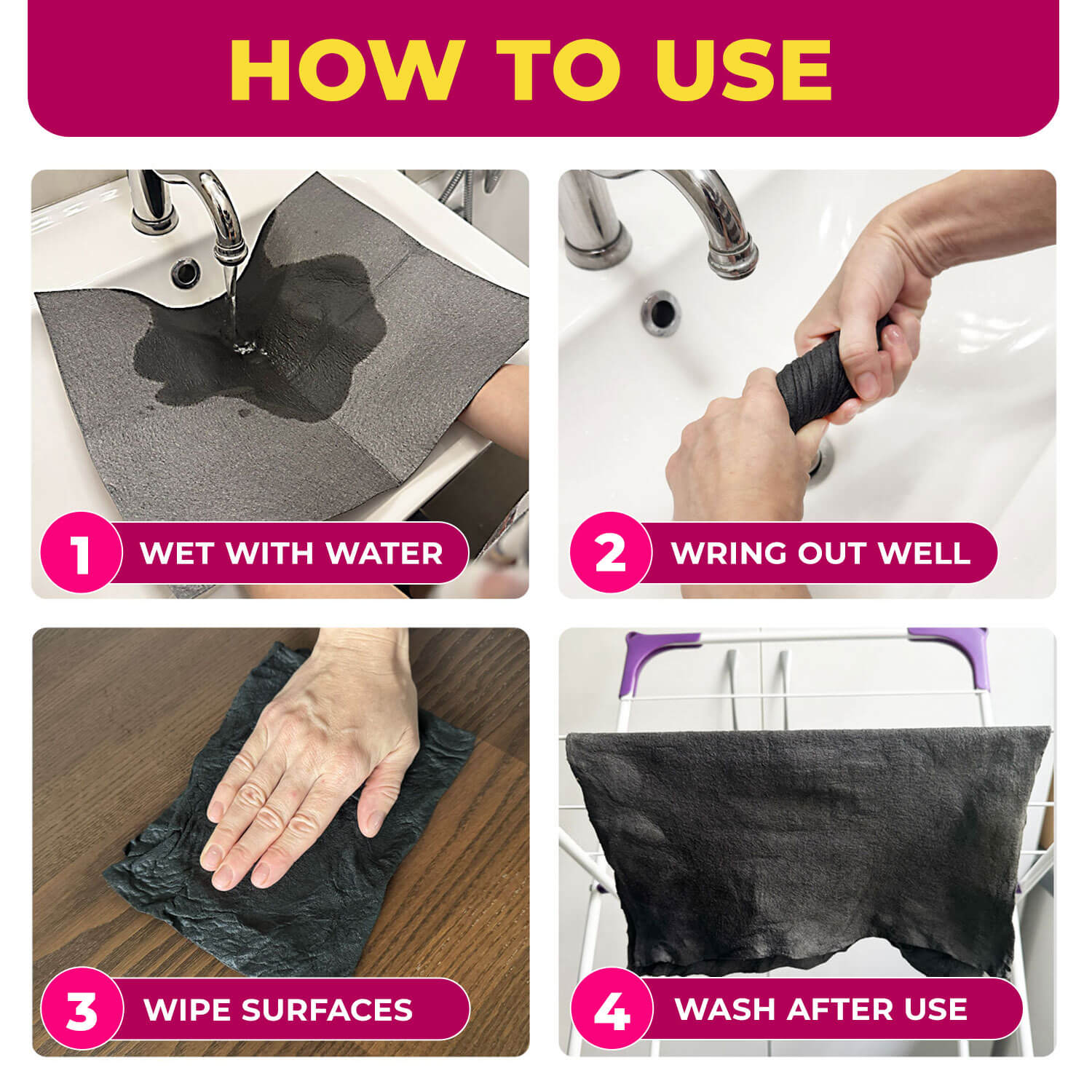 🎯 Genie Magic Cleaning Cloth (5-Pack) — Sale Price: $29 (Was $39) | Chemical-Free Multi-Purpose Cleaning Cloths 💧