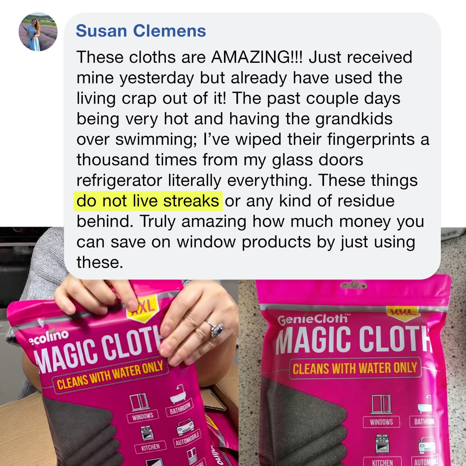 🎯 Genie Magic Cleaning Cloth (5-Pack) — Sale Price: $29 (Was $39) | Chemical-Free Multi-Purpose Cleaning Cloths 💧