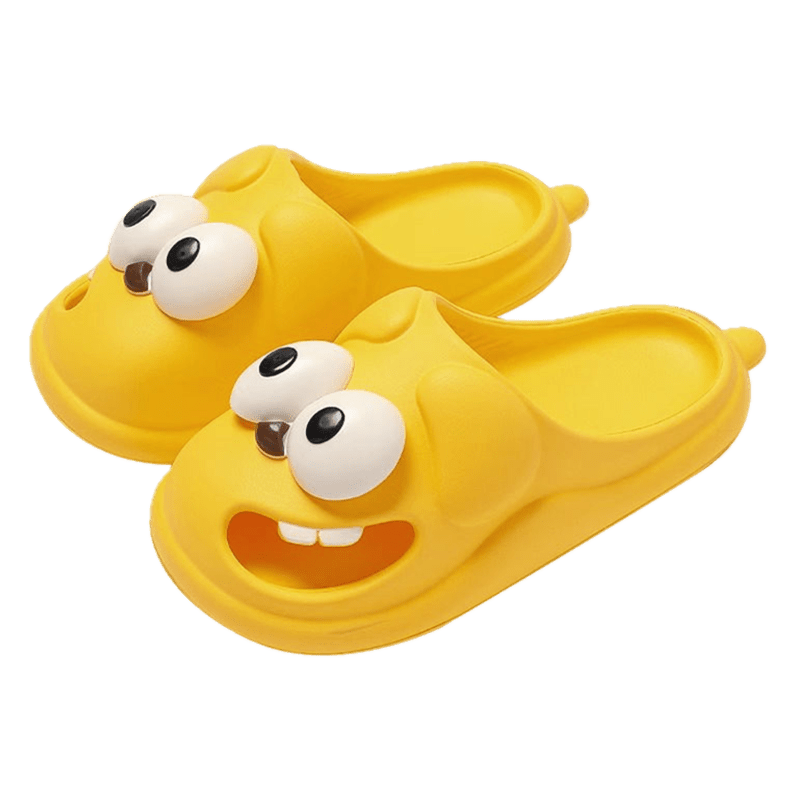 🐶👅 Funny Dog Slippers – Cute Open-Mouth Design with a Hilarious Sock-as-a-Tongue Effect, Playful Cozy Indoor House Shoes, Novelty Gift for Dog Lovers, Friends & Family 😂