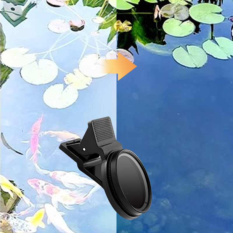 Clip-On CPL Phone Camera Lens Filter Kit – Enhance Your Photos with Professional Effects
