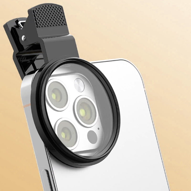 Clip-On CPL Phone Camera Lens Filter Kit – Enhance Your Photos with Professional Effects