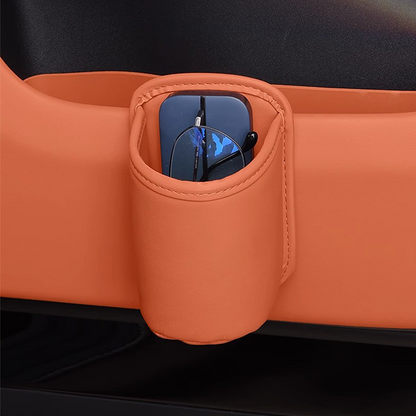 Leather Car Door Cup Holder
