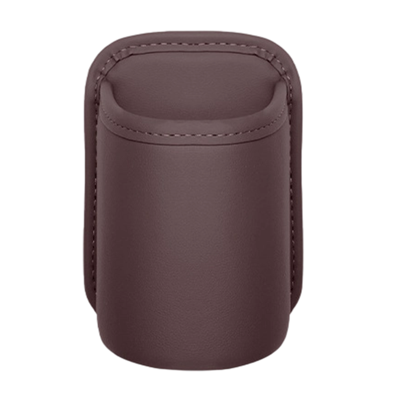 Leather Car Door Cup Holder