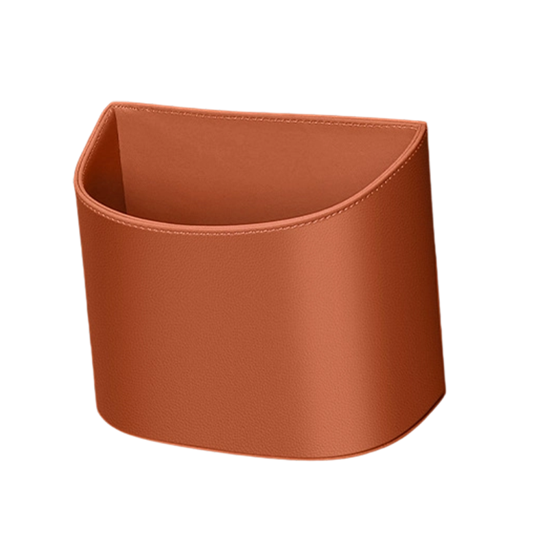 Leather Car Door Cup Holder