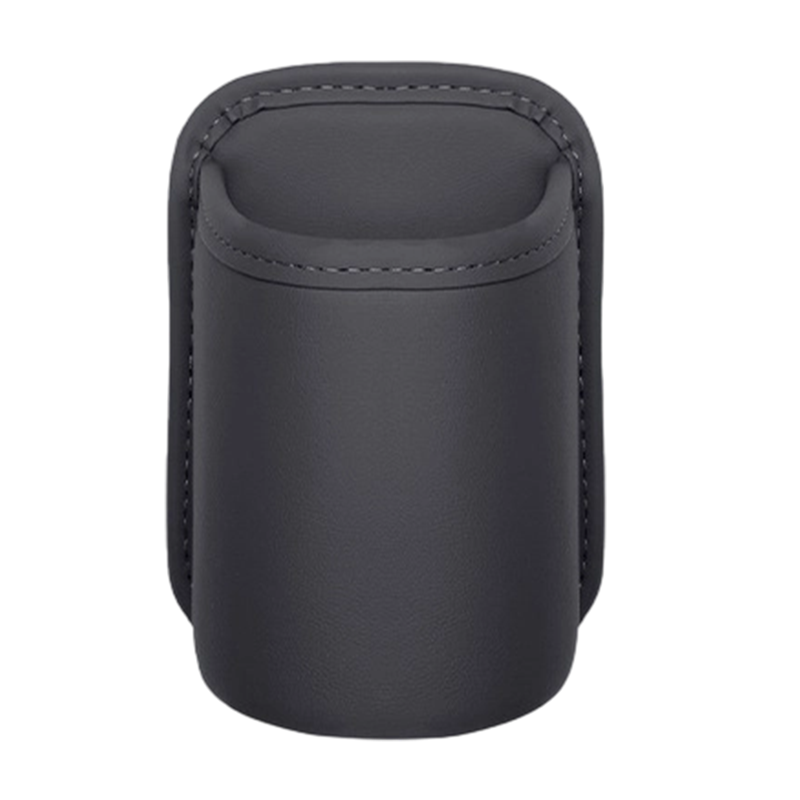 Leather Car Door Cup Holder