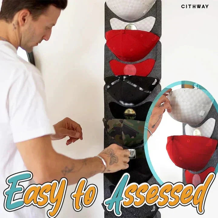 🎩🧢 50% OFF! Hanging Hat Rack with 14 Pockets