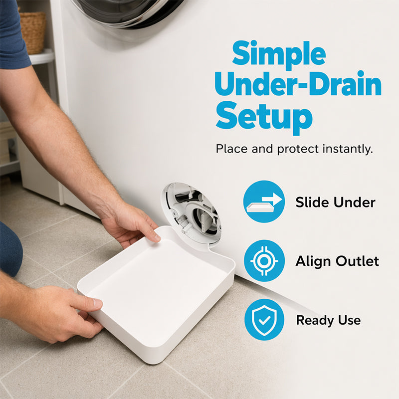 Universal Front-Load Washing Machine Drain Pan💦