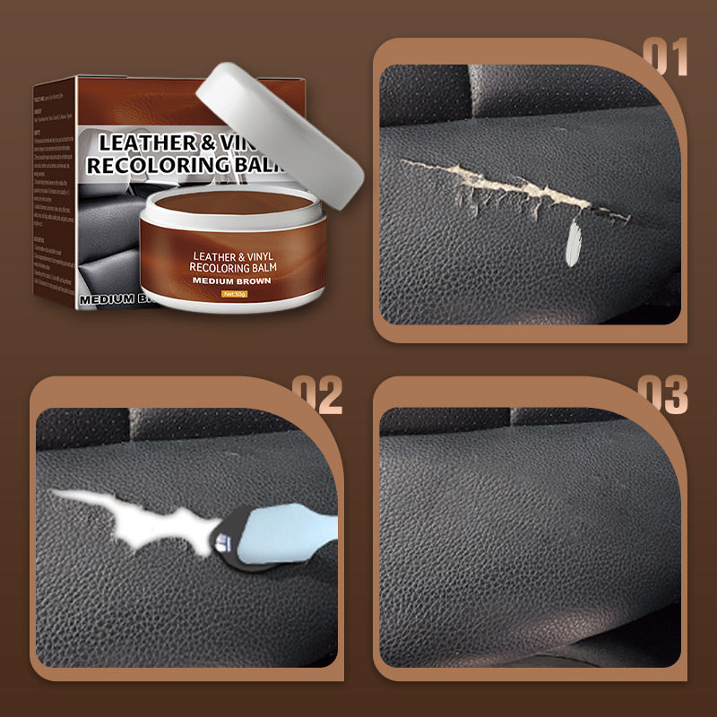 🛋️✨ 50% OFF! Leather Repair Paste – Fills scratches & scuffs