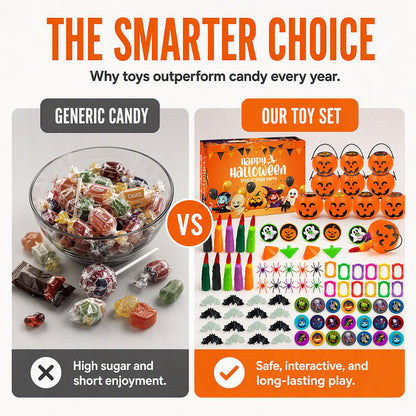 Halloween Toy Assortment Party Favor Set