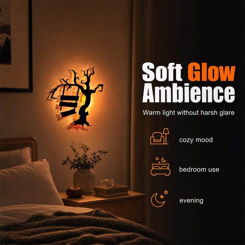 🦇 Glow in the Dark Halloween Wall Stickers | Spooky Removable Luminous Decals for Haunted House & Room Decor 🎃