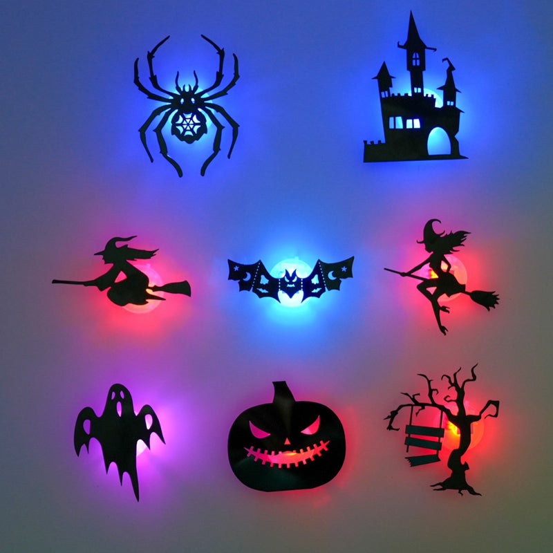 🦇 Glow in the Dark Halloween Wall Stickers | Spooky Removable Luminous Decals for Haunted House & Room Decor 🎃