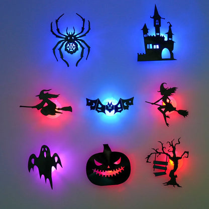 🦇 Glow in the Dark Halloween Wall Stickers | Spooky Removable Luminous Decals for Haunted House & Room Decor 🎃