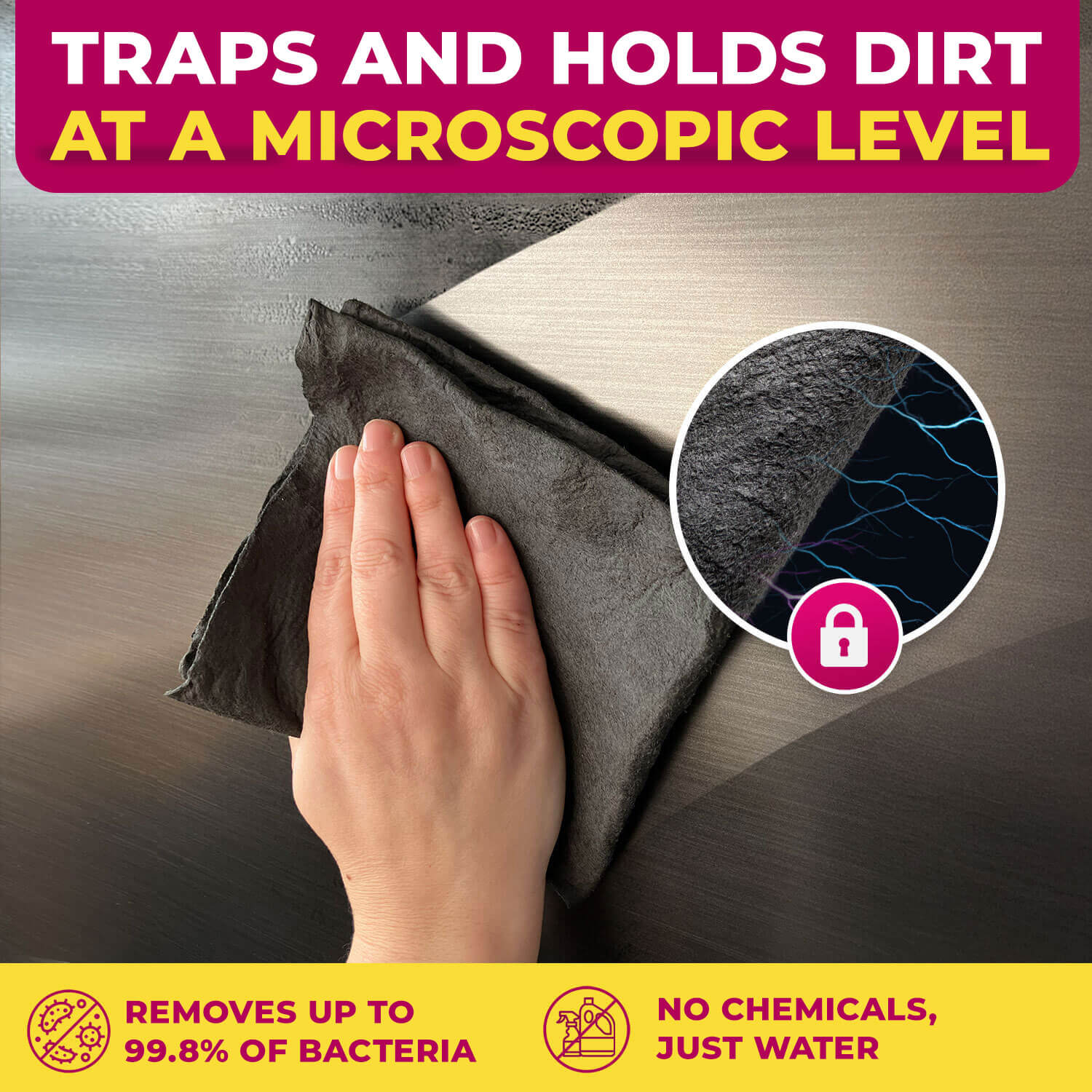 🎯 Genie Magic Cleaning Cloth (5-Pack) — Sale Price: $29 (Was $39) | Chemical-Free Multi-Purpose Cleaning Cloths 💧
